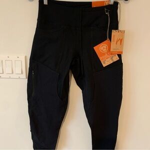 NEW Dovetail Workwear Black Field Utility Leggings Women’s XS Small Work
